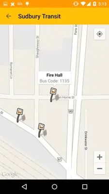 Sudbury Transit android App screenshot 1