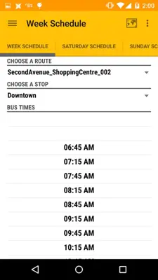 Sudbury Transit android App screenshot 4