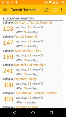 Sudbury Transit android App screenshot 6